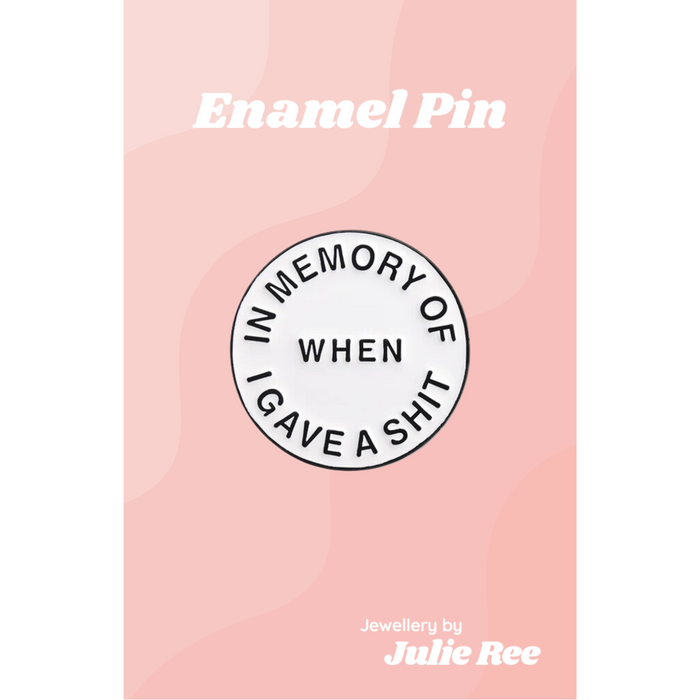 Julie Ree Enamel Pin - In Memory When