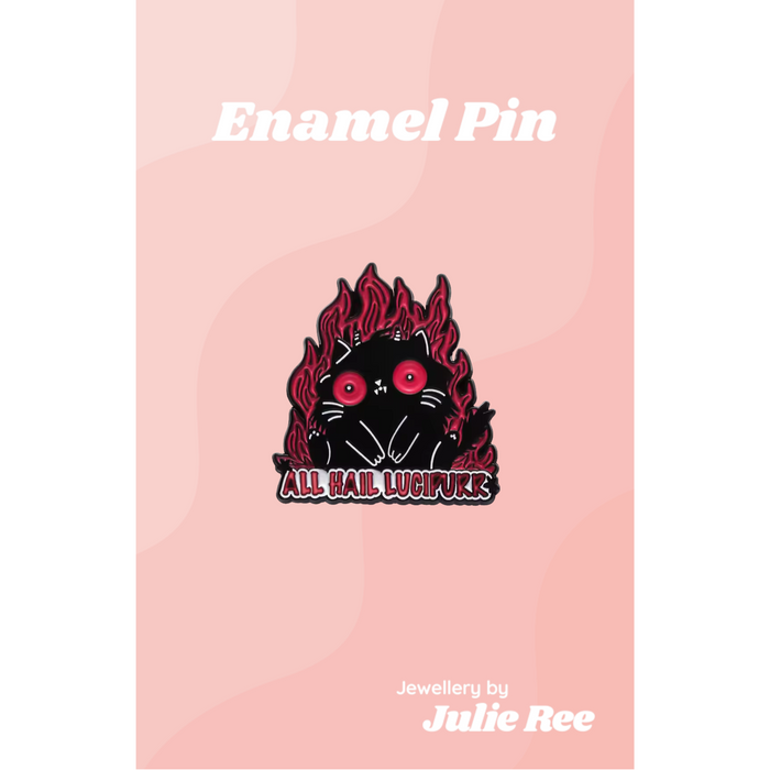 Julie Ree Enamel Pin - Lucipurr