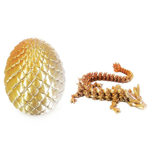 3D Printed Dragon Egg - Gold, Silver & Bronze - Something Different Gift Shop