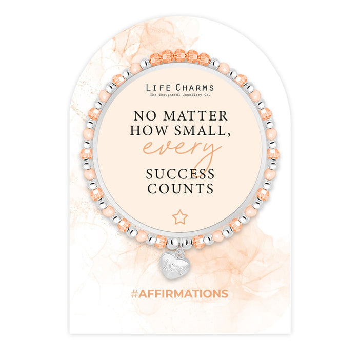 Affirmation Bracelet - Every Success Counts - Something Different Gift Shop