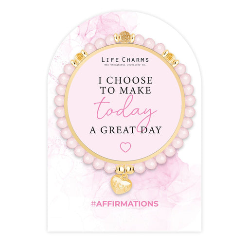 Affirmation Bracelet - Great Day - Something Different Gift Shop