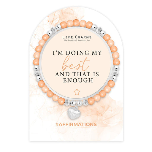 Affirmation Bracelet - I Am Doing My Best - Something Different Gift Shop