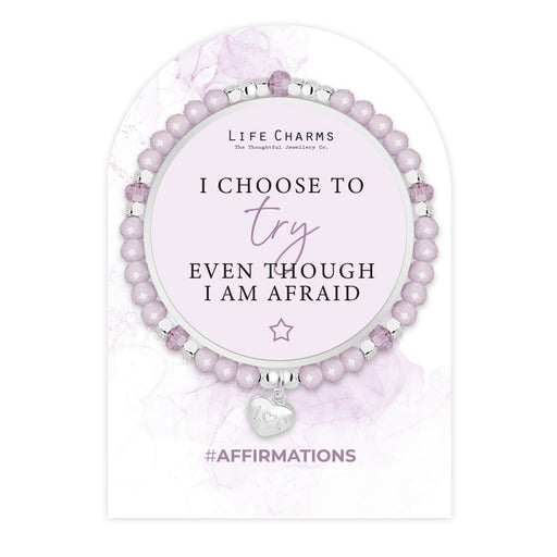 Affirmation Bracelet - I Choose To Try - Something Different Gift Shop