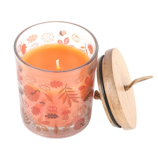 Autumn Leaves Cinnamon & Orange Candle - Something Different Gift Shop