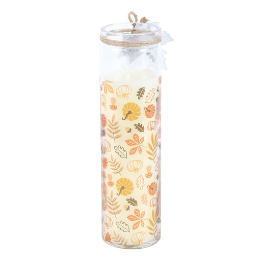 Autumn Leaves Pumpkin Spice Tube Candle - Something Different Gift Shop