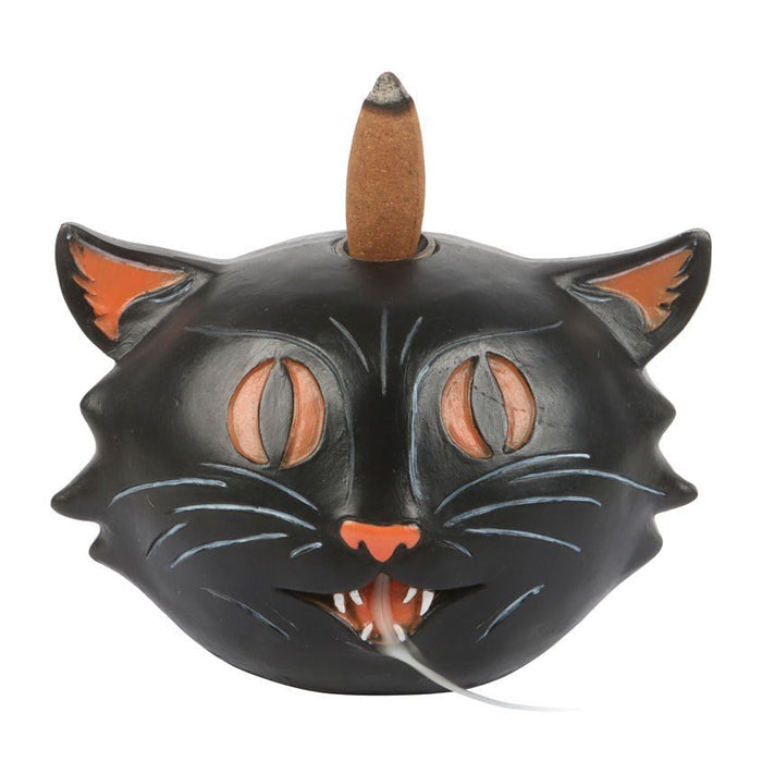 Black Cat Backflow Incense Burner - Something Different Gift Shop