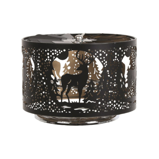 Carousel Shade Metal Silhouette - Black & Gold Stag - Something Different Gift Shop