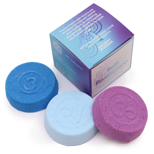 Chakra Bath Fizzers - Self Realisation - Something Different Gift Shop