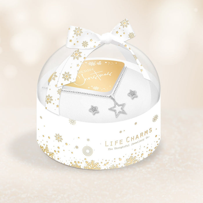 Christmas Gift Set In Bauble Box - Star - Something Different Gift Shop