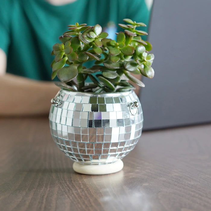 Disco Ball Hanging Planter - Something Different Gift Shop