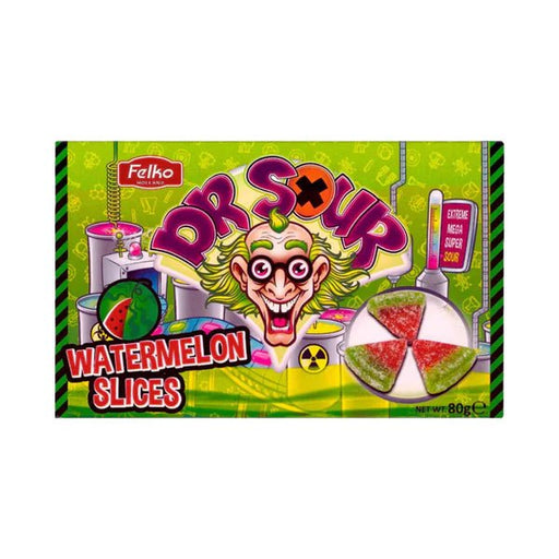 Dr Sour Sour Watermelon Slices Theatre Box 90g - Something Different Gift Shop