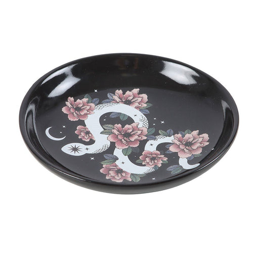 Floral Snake Trinket Dish - Something Different Gift Shop