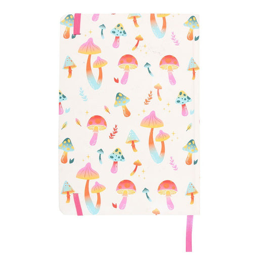 Funky Fungi Mushroom Print A5 Notebook - Something Different Gift Shop