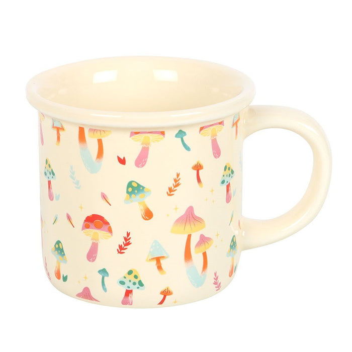 Funky Fungi Mushroom Print Mug - Something Different Gift Shop