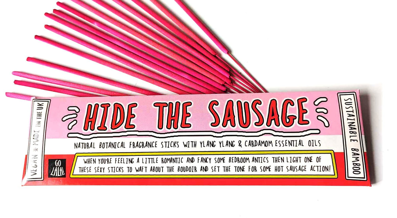 Go La La Hide The Sausage Incense Sticks - Something Different Gift Shop