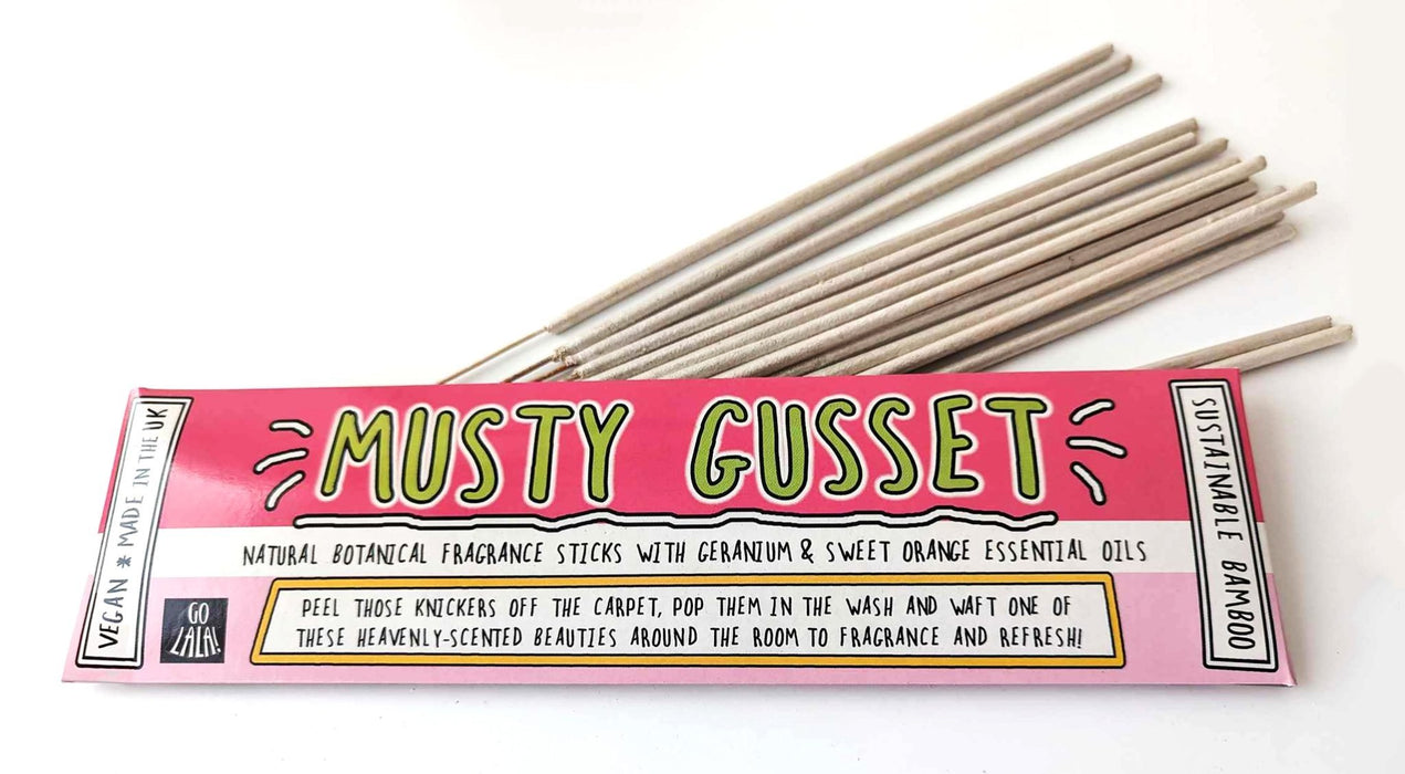 Go La La Musty Gusset Incense Sticks - Something Different Gift Shop