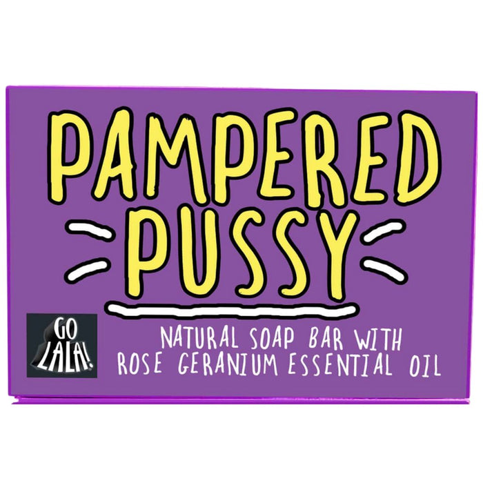 Go La La Pampered Pussy Soap Bar 95g - Something Different Gift Shop