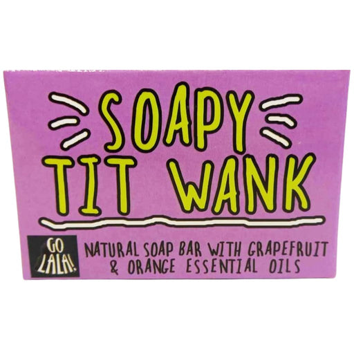 Go La La Soapy Tit Wank Soap Bar 95g - Something Different Gift Shop