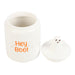 Hey Boo Ghost Storage Jar - Something Different Gift Shop