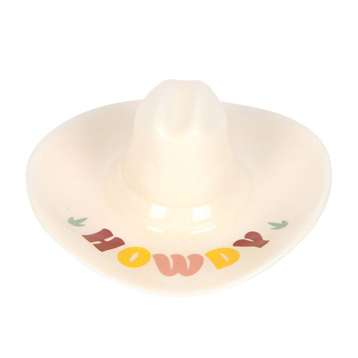 Howdy Cowboy Hat Trinket Dish - Something Different Gift Shop