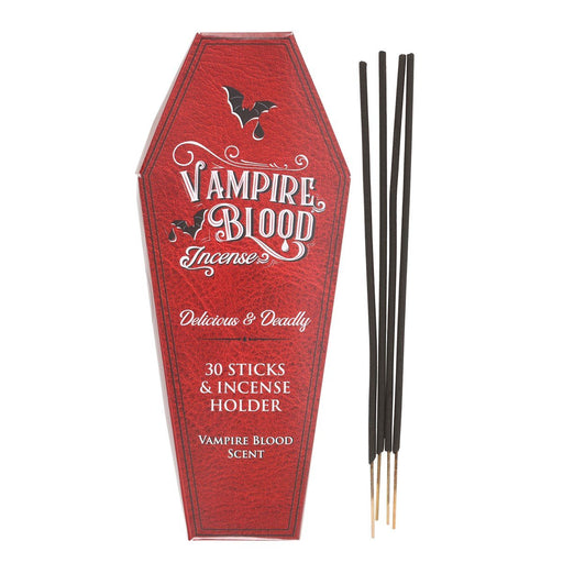 Incense Stick Set - Dragons Blood & Coffin Holder - Something Different Gift Shop