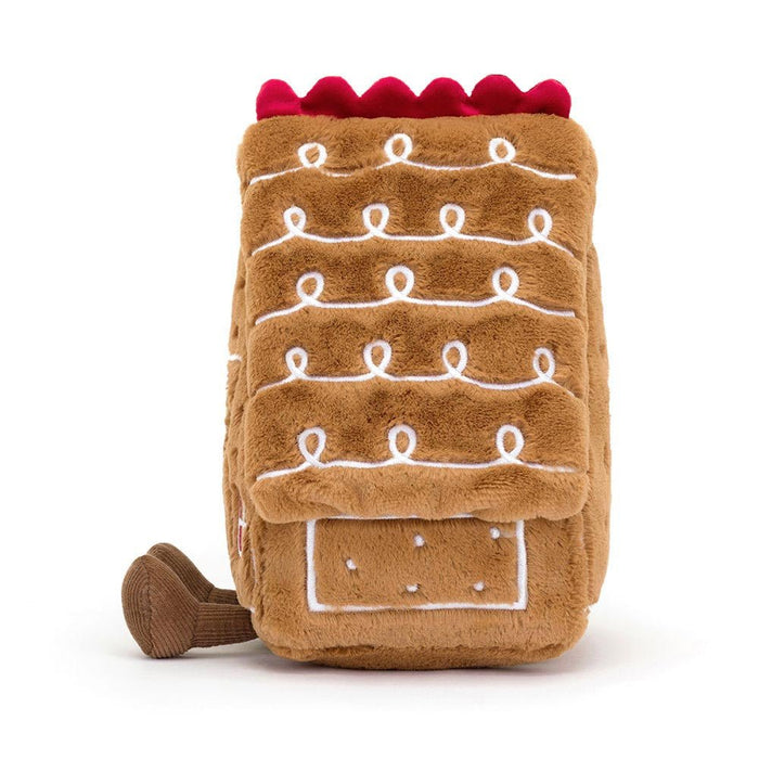 Jellycat Amuseables Gingerbread House - Something Different Gift Shop