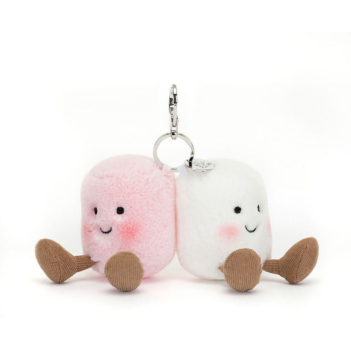 Jellycat Amuseables Pair Of Marshmallows Bag Charm - Something Different Gift Shop