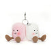 Jellycat Amuseables Pair Of Marshmallows Bag Charm - Something Different Gift Shop