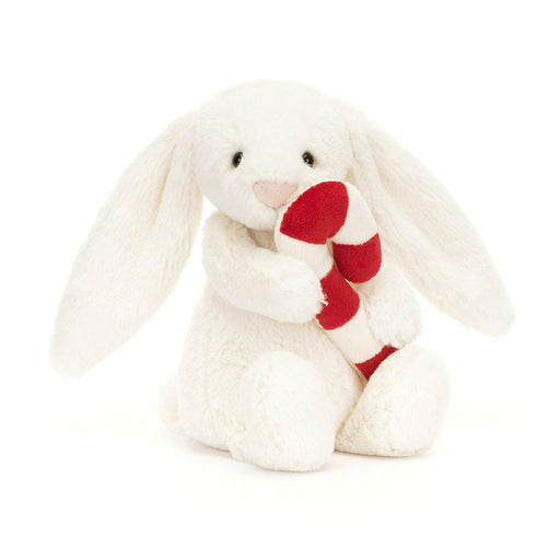 Jellycat Bashful Bunny with Candy Cane - Something Different Gift Shop