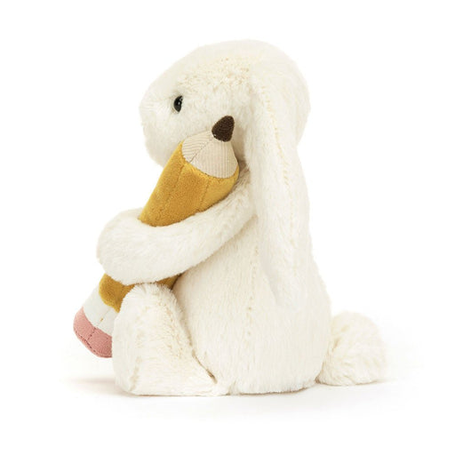 Jellycat Bashful Bunny With Pencil - Something Different Gift Shop