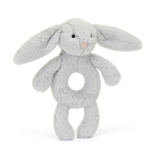 Jellycat Bashful Silver Bunny Ring Rattle - Something Different Gift Shop