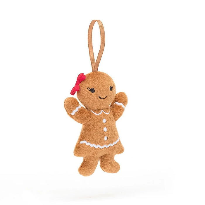 Jellycat Festive Folly Gingerbread Ruby - Something Different Gift Shop