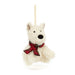 Jellycat Munro Scottie Dog Decoration - Something Different Gift Shop