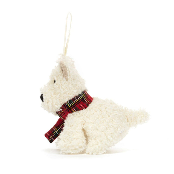 Jellycat Munro Scottie Dog Decoration - Something Different Gift Shop