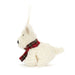 Jellycat Munro Scottie Dog Decoration - Something Different Gift Shop