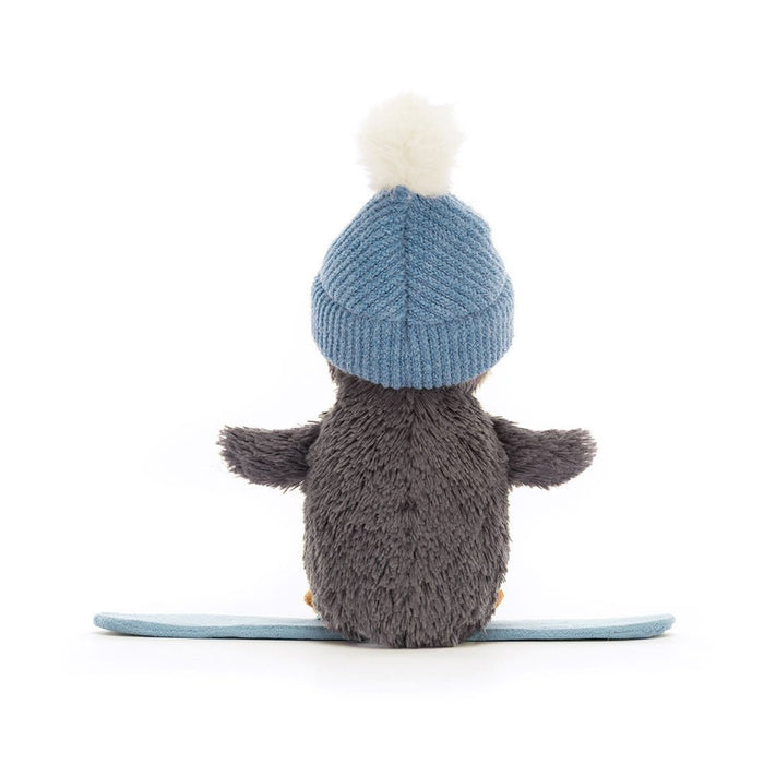 Jellycat Peanut Penguin Snowboarding - Something Different Gift Shop