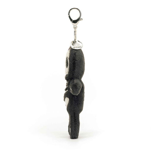 Jellycat Skeleton Bob Bag Charm - Something Different Gift Shop