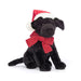 Jellycat Winter Warmer Pippa Black Labrador - Something Different Gift Shop