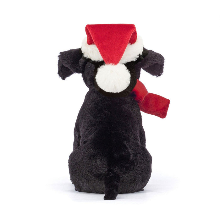 Jellycat Winter Warmer Pippa Black Labrador - Something Different Gift Shop