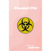 Julie Ree Enamel Pin - Biohazard Symbol - Something Different Gift Shop