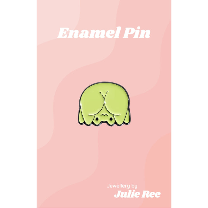 Julie Ree Enamel Pin - Booty Frog - Something Different Gift Shop