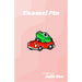 Julie Ree Enamel Pin - Frog Car - Something Different Gift Shop