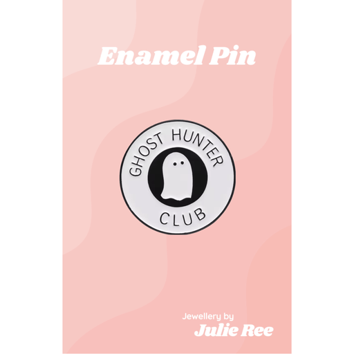 Julie Ree Enamel Pin - Ghost Hunter Club - Something Different Gift Shop