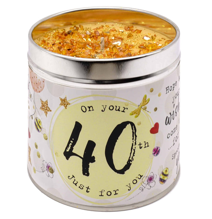 Just Because Age Candles - 40th - Something Different Gift Shop