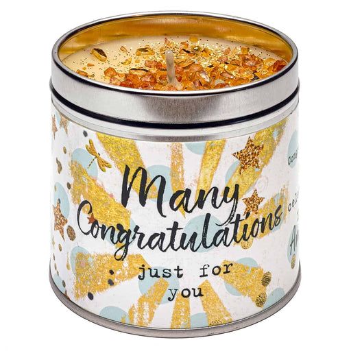 Just Because Candles - Many Congratulations - Something Different Gift Shop