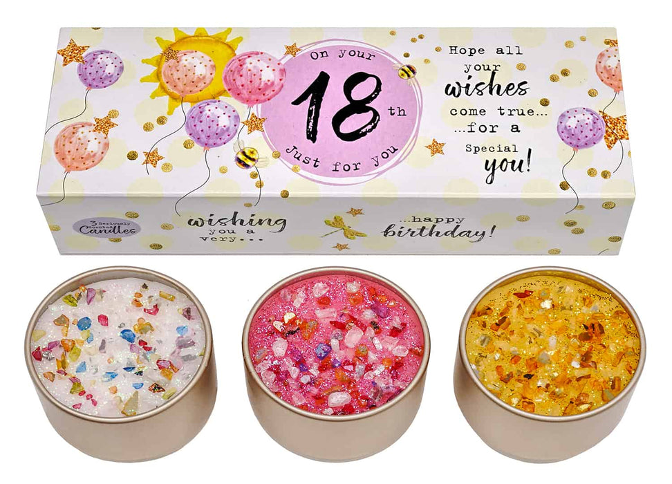 Just Because Candles Three Lites - 18th - Something Different Gift Shop