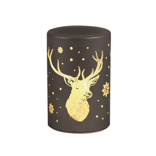 LED Light Up Stag 12.5cm Grey - Something Different Gift Shop