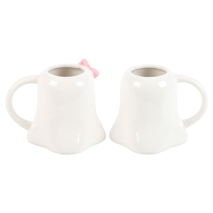 Mr & Mrs Boo Ceramic Mug Set - Something Different Gift Shop