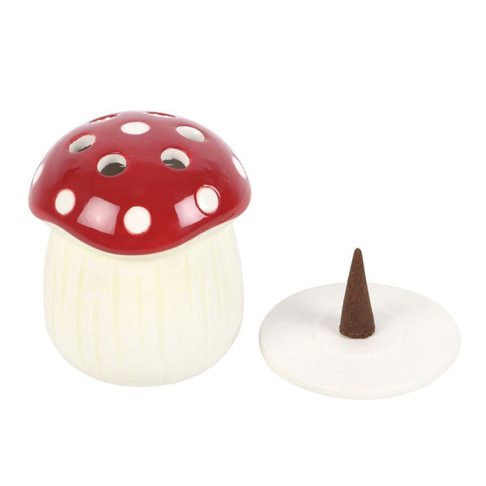 Mushroom Incense Cone Burner - Something Different Gift Shop