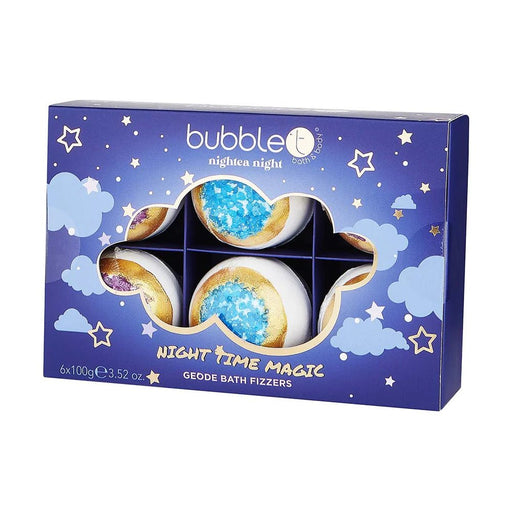 Nightea Night Geode Bath Bomb Gift Set (6 x 100g) - Something Different Gift Shop